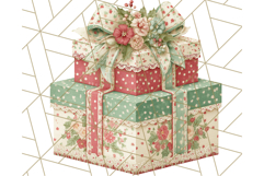 Christmas Clipart, Crafter’s Christmas Paper and Fabric Art Product Image 2