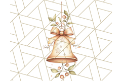 Vintage Christmas Ornaments and Presents PNG Holiday Clipart Product Image 2
