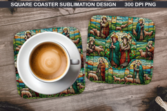 Christian Coaster Sublimation, Christian Coaster PNG Design Product Image 1