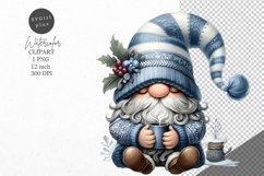 Christmas Clipart, Christmas gnome clipart, Gnome Product Image 1