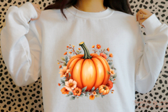 Pumpkin Clipart PNG | Fall Autumn Pumpkin Illustration Product Image 2