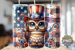 4th Of July Owl Tumbler Bundle - 30 Designs Product Image 15