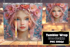 Crafty 20oz Tumbler Template , Fairy Product Image 1