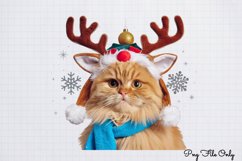 Christmas Cats Clipart PNG Product Image 1