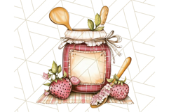 Cottagecore Kitchen Clipart, Vintage Country Floral Kitchen Product Image 2