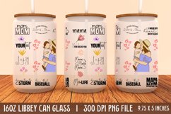 Mother's Day 16oz Can Glass Wrap, Mothers Day Can Glass Wrap Product Image 1