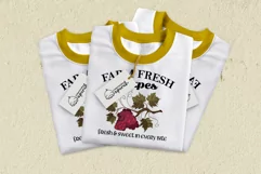 Farm Fresh Market's Vintage Fruit Tee Sublimation Design 14 Product Image 3