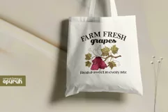 Farm Fresh Market's Vintage Fruit Tee Sublimation Design 14 Product Image 4