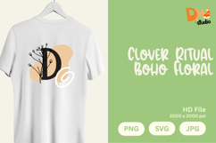 Clover Ritual Boho Floral Monogram Product Image 1