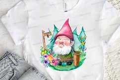 Watercolor Garden Gnome PNG Clipart Product Image 2
