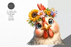 Animals clipart, Chicken clipart, Farm animals clipart Product Image 1