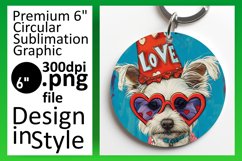 Furry Friend Sublimation Keychains Product Image 1