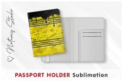 Oil Drum pattern - Passport Holder sublimation. Product Image 1