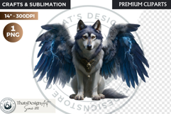 Watercolor Mystic Wols Fantasy Clipart PNG Graphics Product Image 1