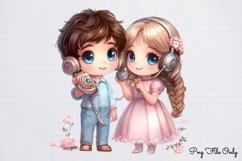 Coquette Valentine Sublimation Clipart PNG Product Image 1