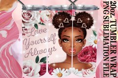 RADIANT LOVE 20oz TUMBLER WRAP, Love Girl Product Image 1