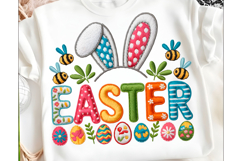 Yarn Crochet Easter Bunny PNG Product Image 1