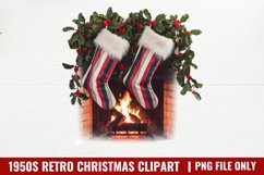 1950s Retro Christmas Sublimation PNG Product Image 1
