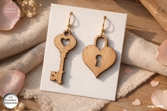 Valentine's Day Earrings SVG Bundle | Laser Cut | Jewelry Product Image 7