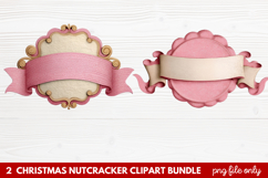 2 Christmas Nutcracker Clipart | Festive Holiday Nutcracker Product Image 1