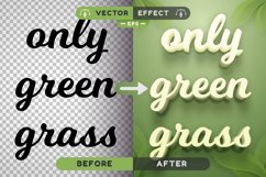 Green Flora - Editable Text Effect, Font Style Product Image 2