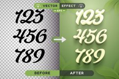Green Flora - Editable Text Effect, Font Style Product Image 4