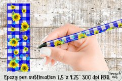 watercolor sunflowers epoxy pen wrap sublimation bundle Product Image 5