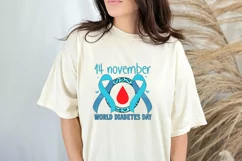 In November We Wear Blue Sublimation PNG Product Image 2