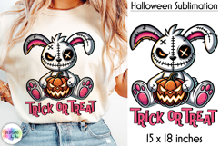 Halloween Sublimation Bundle, Creepy Voodoo Bunny Prints Product Image 3