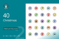 40 Christmas Icons Product Image 1