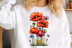 Spring Meadow Poppies Clipart Product Image 3