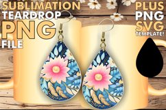 Chromatic Creations: Teardrop Earring Showcase Product Image 1