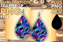Mesmerizing Colors: Holographic Pattern Sublimation Product Image 1
