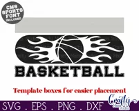 Basketball Shirt Svg | Basketball Svg | Basketball Mascot 14 Product Image 2