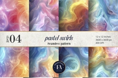 Pastel Smoke Swirl Pattern | Dreamy Abstract Background Product Image 1