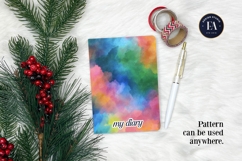 Watercolor Wash Digital Paper | Seamless Rainbow Texture Product Image 4