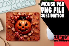 TIMELESS DESK PAD FUN PNG, 3D Pumpkin Product Image 1