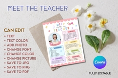Meet the Teacher - B01 - Canva Template Product Image 1