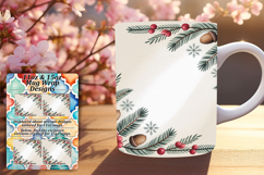 Lovely 15oz Mug Wrap Png Artwork , Christmas Product Image 1