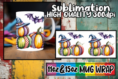 Enchanted mornings 11oz 15oz sublimation wrap, Pumpkin Water Product Image 1