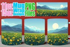 Scenic Springtime Views Mug Wrap - Sublimation Product Image 1