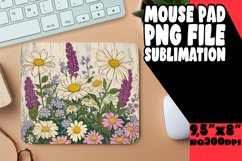 Classic Retro Spring Floral Mouse Pad Design Product Image 1