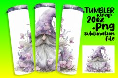 Serene Gnome Springtime Tumbler Artwork Product Image 1