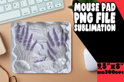 3D Flower in Hole for Mouse Pad Sublimation PNG Product Image 1