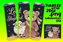 20oz Tumbler Wrap for DIY , Religious Product Image 1