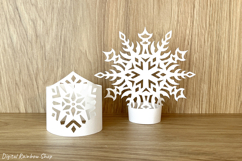 Christmas lantern svg bundle, paper snowflake template Product Image 5