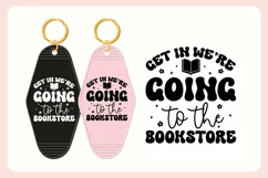 Book Lover Motel Keychain SVG Vol. 2 | Get In We're Going Product Image 3