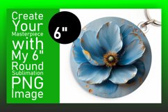 Blossom Burst: 3D Round Designs Art PNG Product Image 1