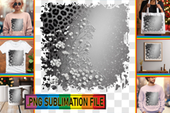 Bright TOTE BAG Magic PNG, Leopard Prints Product Image 1
