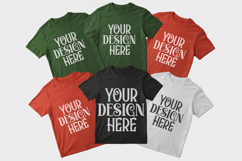 Christmas Family Matching Group T-Shirt Mockups | Holiday Fl Product Image 1